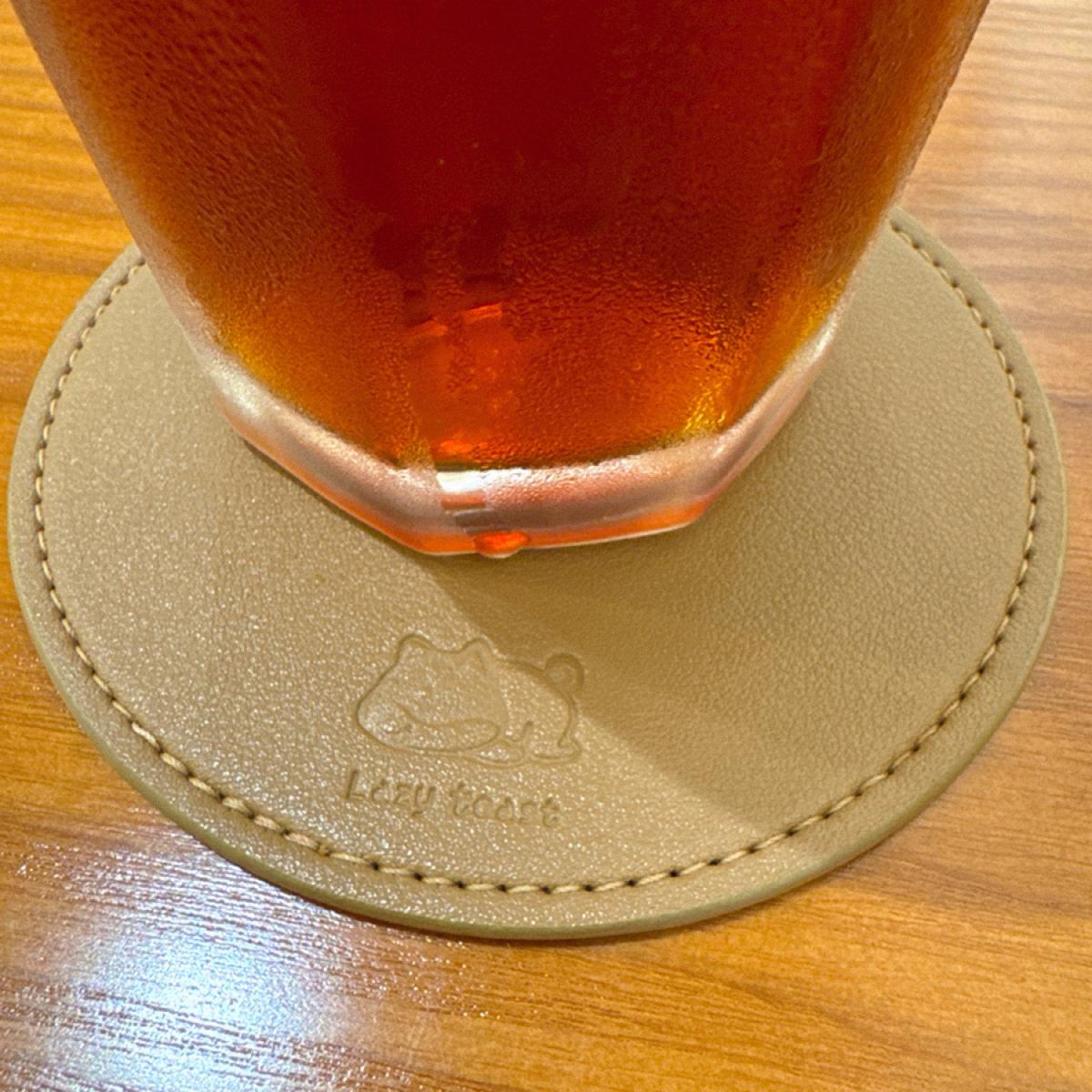 皮革杯墊