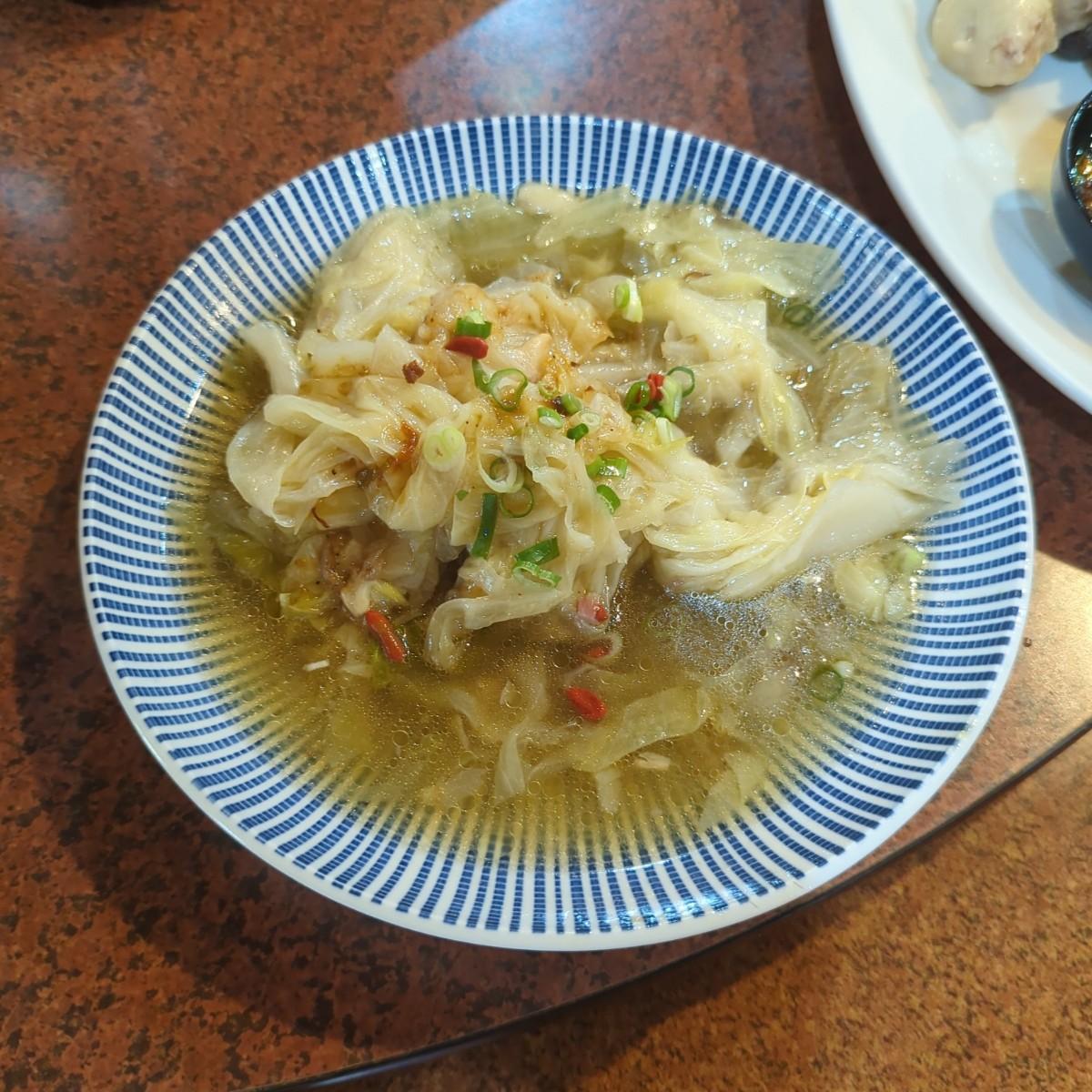 Braised cabbage. Salty-sweet and soft.