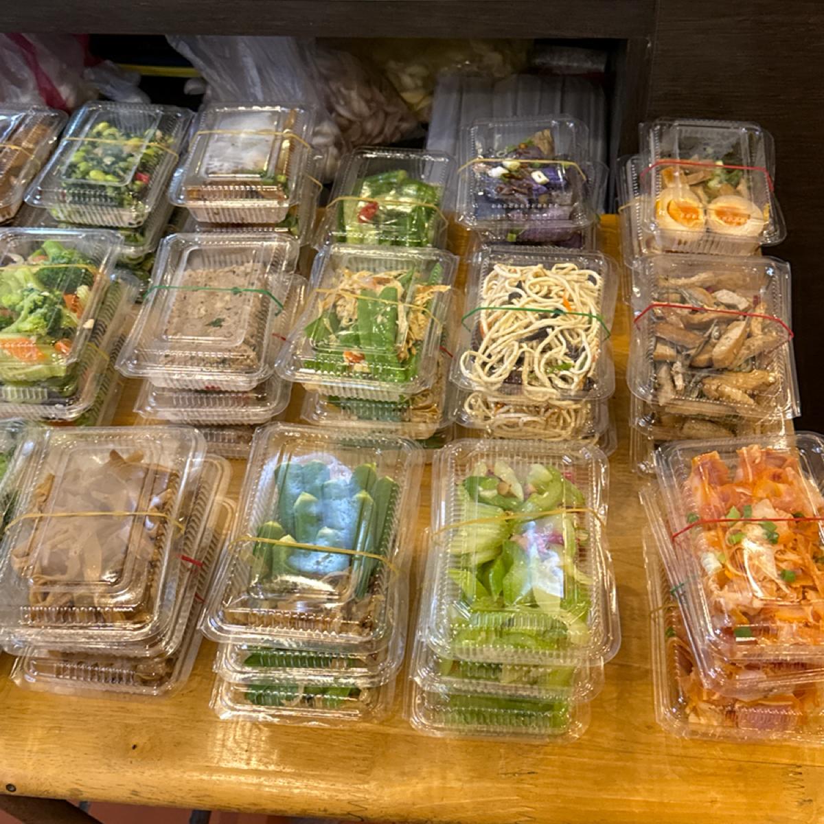 還有外帶的小菜區