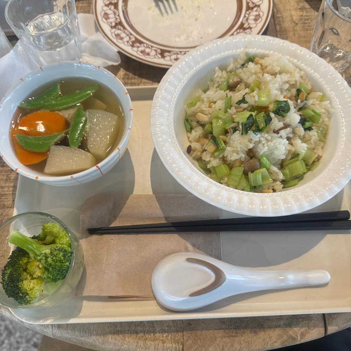 小松菜松子飯